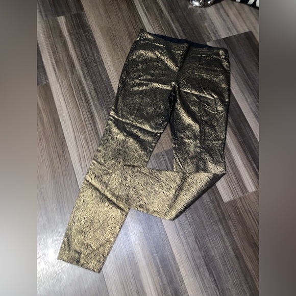 Alfani Metallic Patterned Skinny Pants - Picture 4 of 12